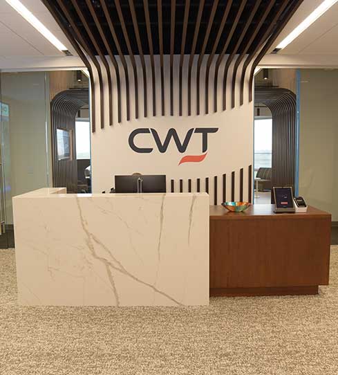 Minneapolis office -reception desk